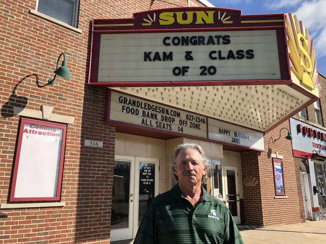 Sun Theatre - Owner Sun Grand Ledge Chuck Pantera (newer photo)